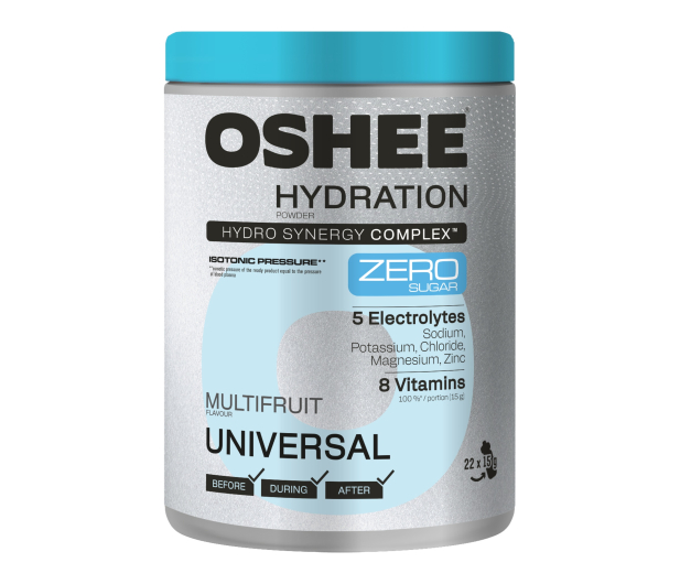OSHEE Proszek Hydration Zero Sugar Multifruit 330 g - 1546757 - zdjęcie